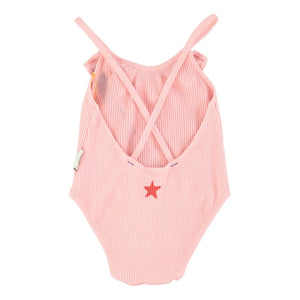 Piupiuchick - Fluffy Swimsuit Made from Recycled Material | Pink