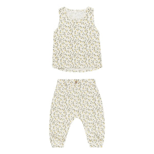 Rylee + Cru - Lemon Top and Pants Set | Ivory