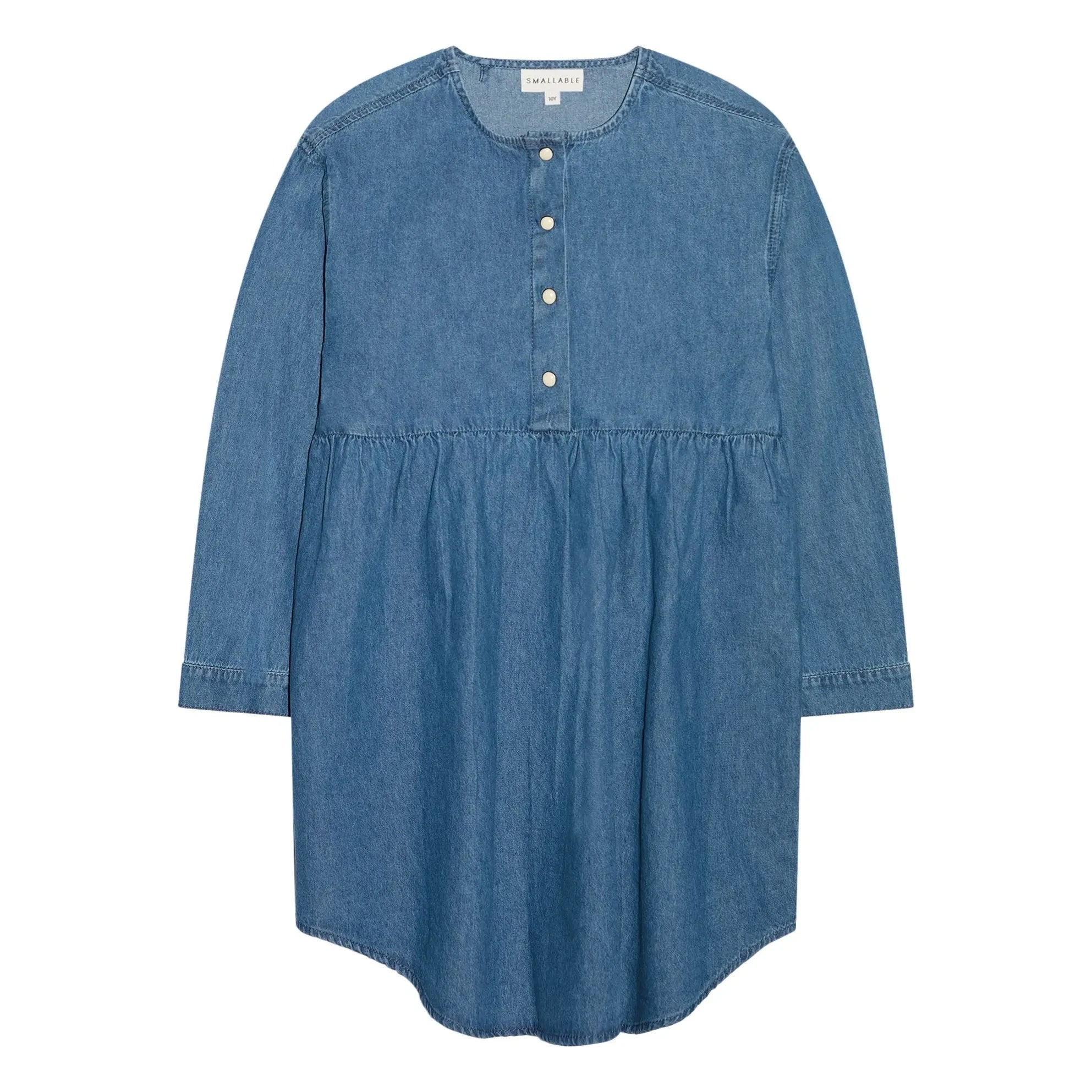 Smallable Kid - Drew Denim Dress | Denim Blue