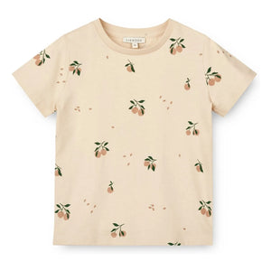 Liewood - Apia Peach Organic Cotton T-Shirt | Ecru