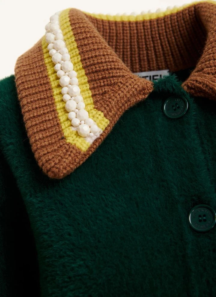 Essentiel Antwerp - Kamore Cardigan | Forest Green
