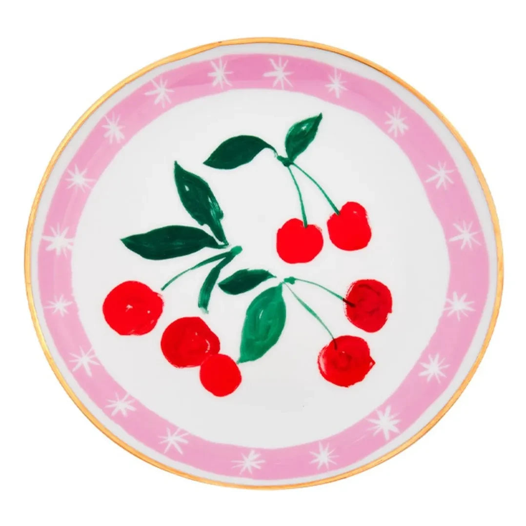 Bitossi - Con Amore Plate, Chiara Perano | Pink