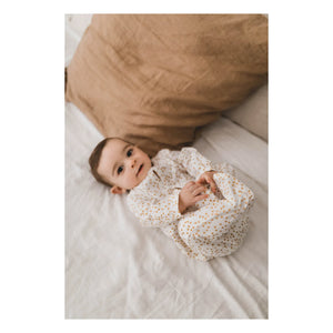 Rose in April - Amalia Jersey Mini Heart-Patterned Pajama | Mustard