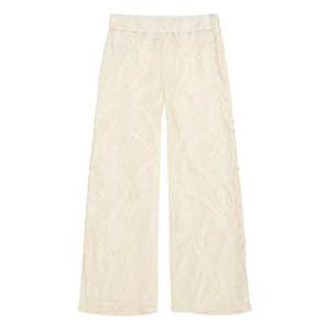 OAS - Tribalo Tavon Crochet Pants | Ivory