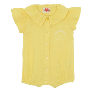 Bonton - Norma Claudine Collar Jumpsuit | Yellow