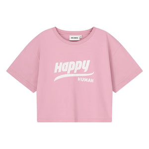 Cos I Said So - Happy Human Short T-Shirt Organic Cotton | Pink