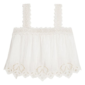 Louise Misha - Top Paralio Organic Cotton | White