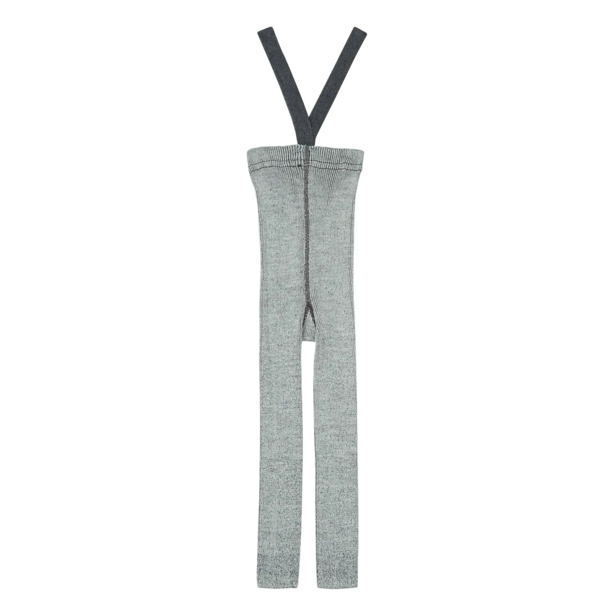 Silly Silas - Woolen Strap-Style Tights | Gray