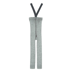Silly Silas - Woolen Strap-Style Tights | Gray