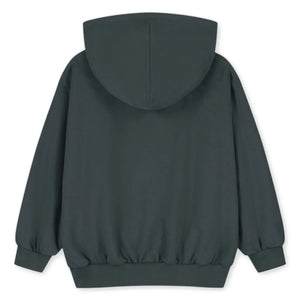 Gray Label - Fermuarlı Sweat Gri Etiket Organik Pamuk | Gri mavi