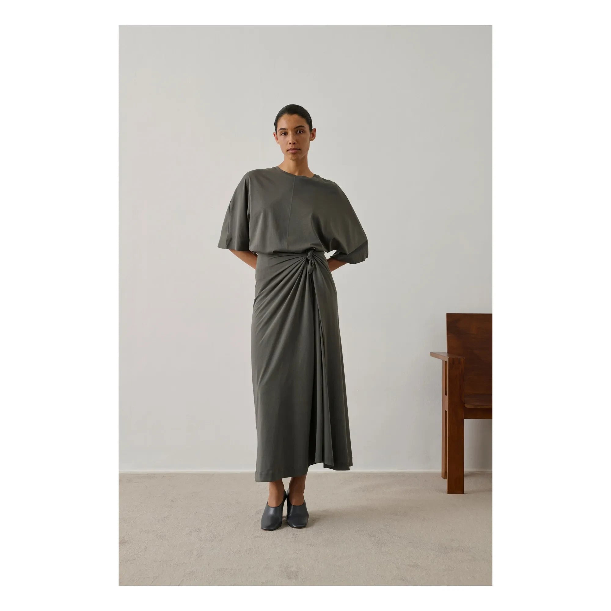 Soeur - Cotton Goa Skirt | Dark gray