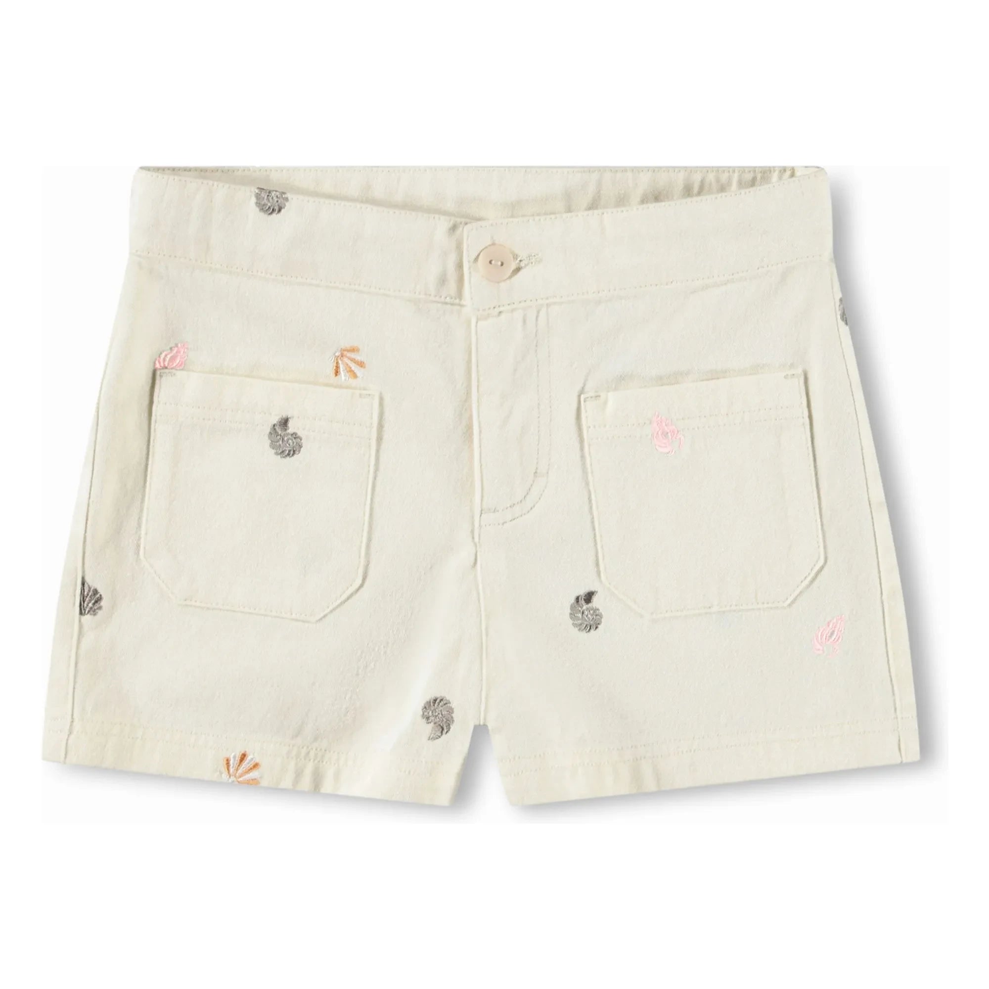 Molo - Short Amanda Coquillages Organic Cotton | Off-White