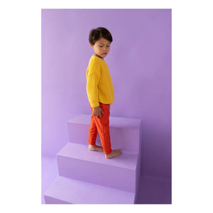 Yuki - Organic Cotton Thick Sweater | Mustard