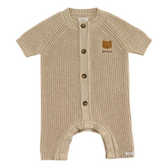 Donsje - Dantje Ribbed Bear Jumpsuit | Beige