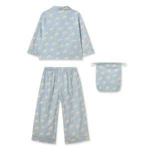 Tinycottons - Light Blue Dog Pajamas