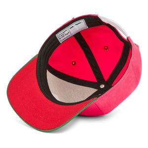 Hello Hossy - Organic Cotton Mini Curved Brim Hat | Fuchsia