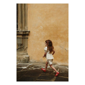 Konges Sløjd - Organic Cotton Lace Shorts | Ecru