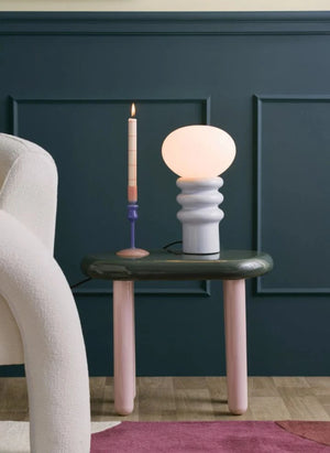 Present Time - Catania Aro Table Lamp | Light Blue