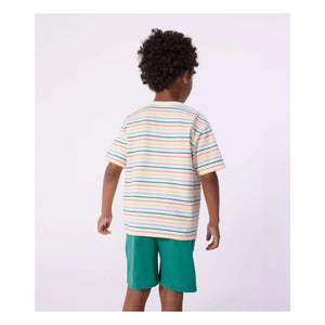 Petit Bateau - Striped T-Shirt | Yellow
