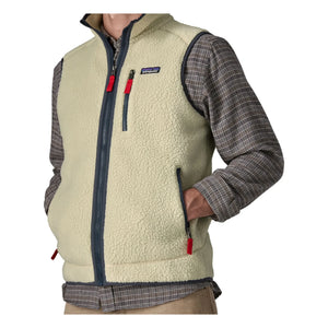Patagonia - Retro Fleece Sleeveless Vest Made from Recycled Fibers | Natural