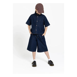 Finger in the nose - Bermuda Shorts Denim Tate | Dark Blue