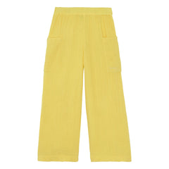 Bonton - Lauren Cotton Gauze Pocket Trousers | Yellow