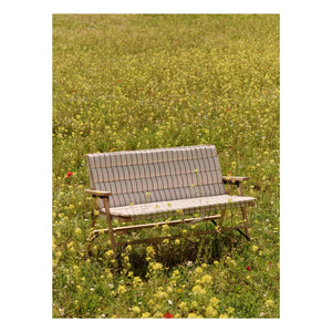 Hay - Outdoor market foldable bench cushion, Jasper Morrison | Beige