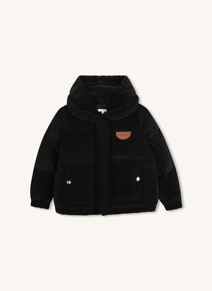 Chloé - Hooded coat | Black