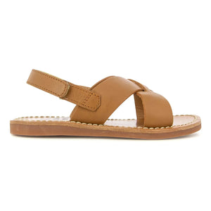 Pom d'Api - Stitch Cross Sandal | Brown