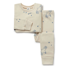 Sleepy Doe - Peace Organic Pajama Beater | Ekru