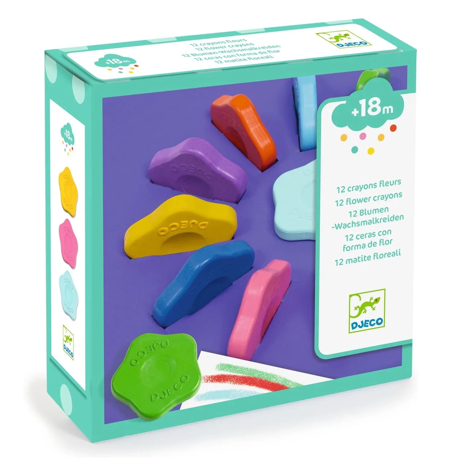 Djeco - Flower Crayons