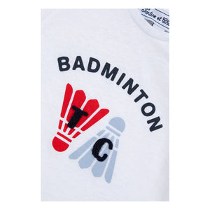 Tartine et Chocolat - Badminton Shuttlecock T-Shirt | Beyaz