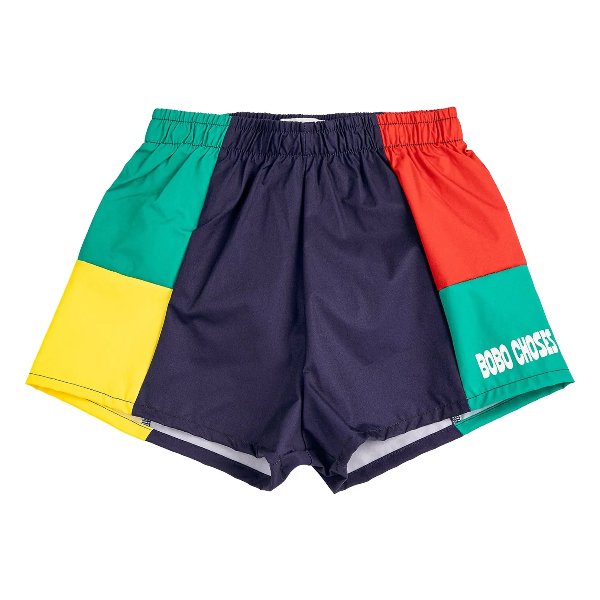 Bobo Choses - Color Block Swimsuit Shorts | Navy Blue