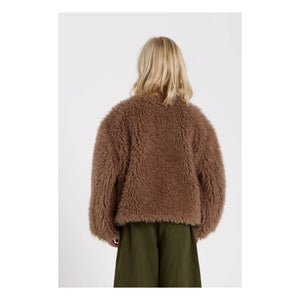 Hundred Pieces - Lucky Fur Ceket | Taupe kahverengi