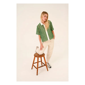 Sacrécoeur - Guipure Blouse Flavia Goya | Green