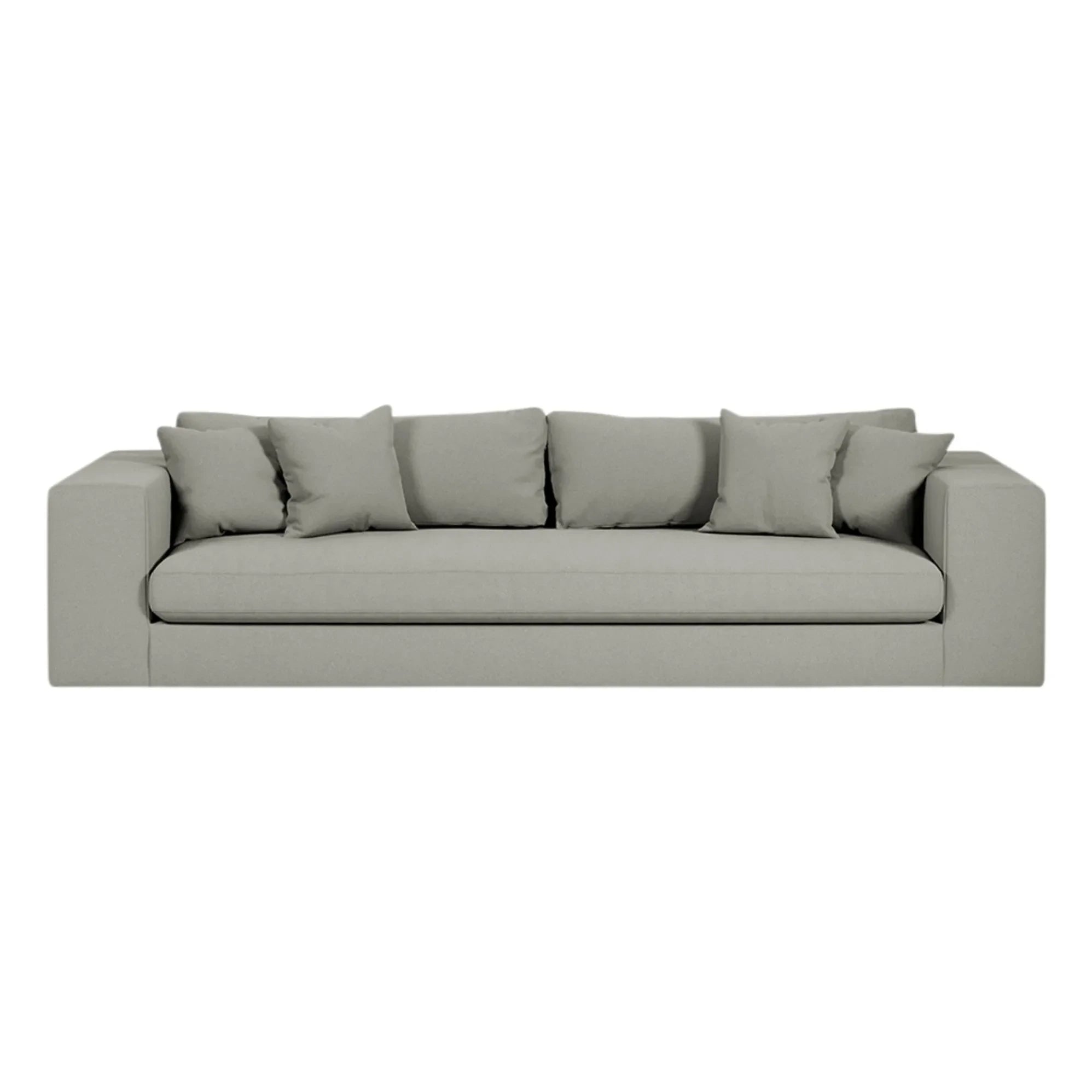 Panac Edition - Bellechasse 3-Seater Sofa, Cotton and Linen - 245 cm | Gray