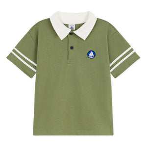 Petit Bateau - Plain Polo T-Shirt | Khaki
