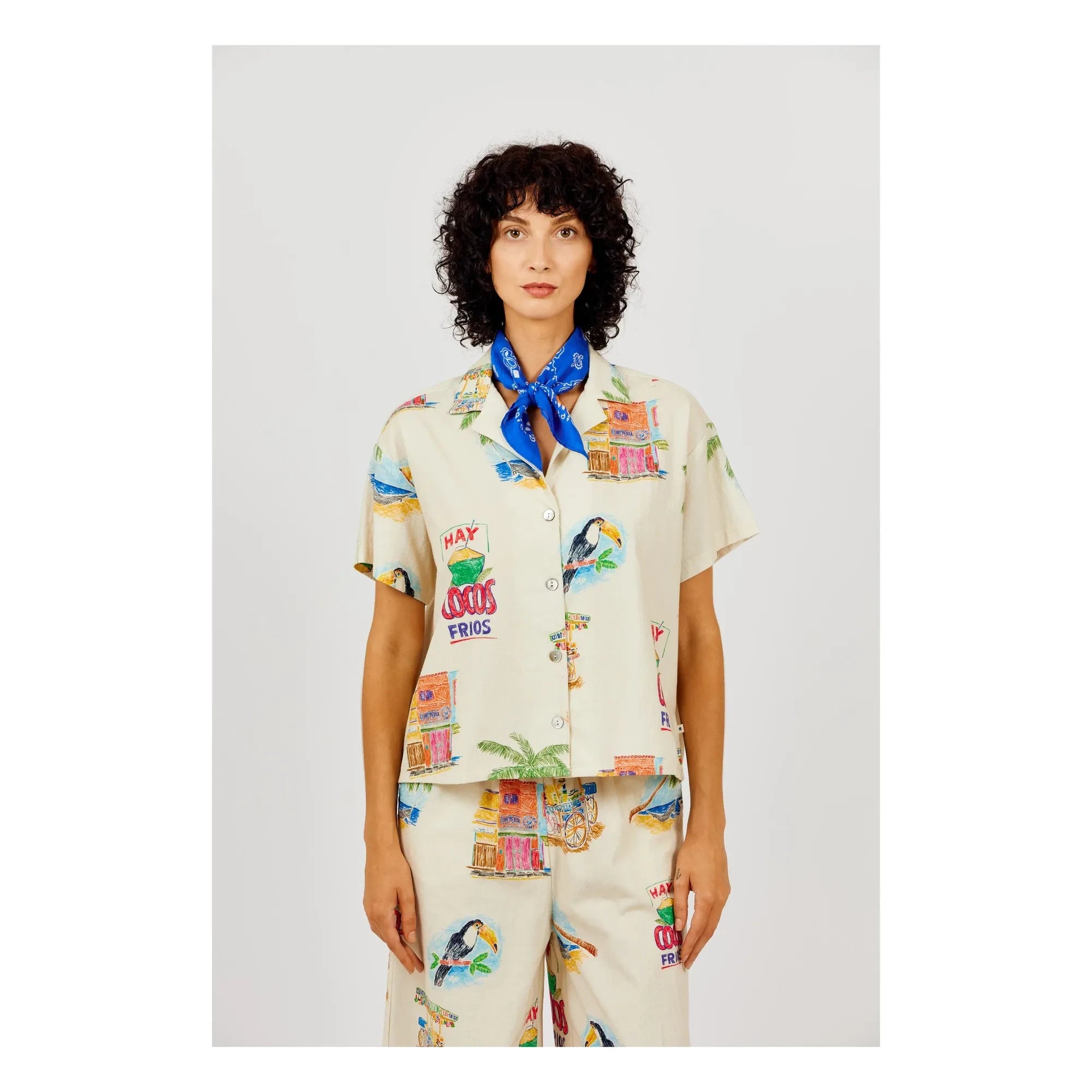 a.p - Cocos cotton shirt | Cream