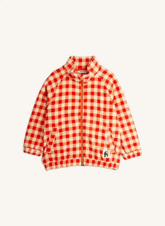 Mini Rodini - Gingham sweatshirt | Kırmızı