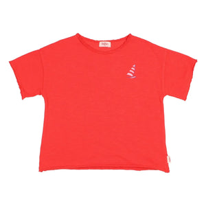 Búho - Waikiki Organic Cotton T-Shirt | Red