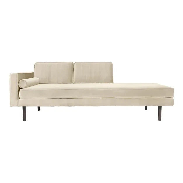 Broste Copenhagen - Pale Pink Velvet Lounge Chair
