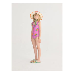 Bobo Choses - Orange Swimsuit Made from Recycled Fibers | Purple