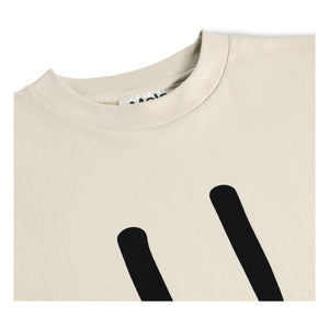 Molo - Roxo Smile Organic Cotton T-Shirt | Beige