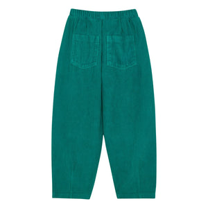 The Campamento - Logo Kadife Pantolon | Turkuaz
