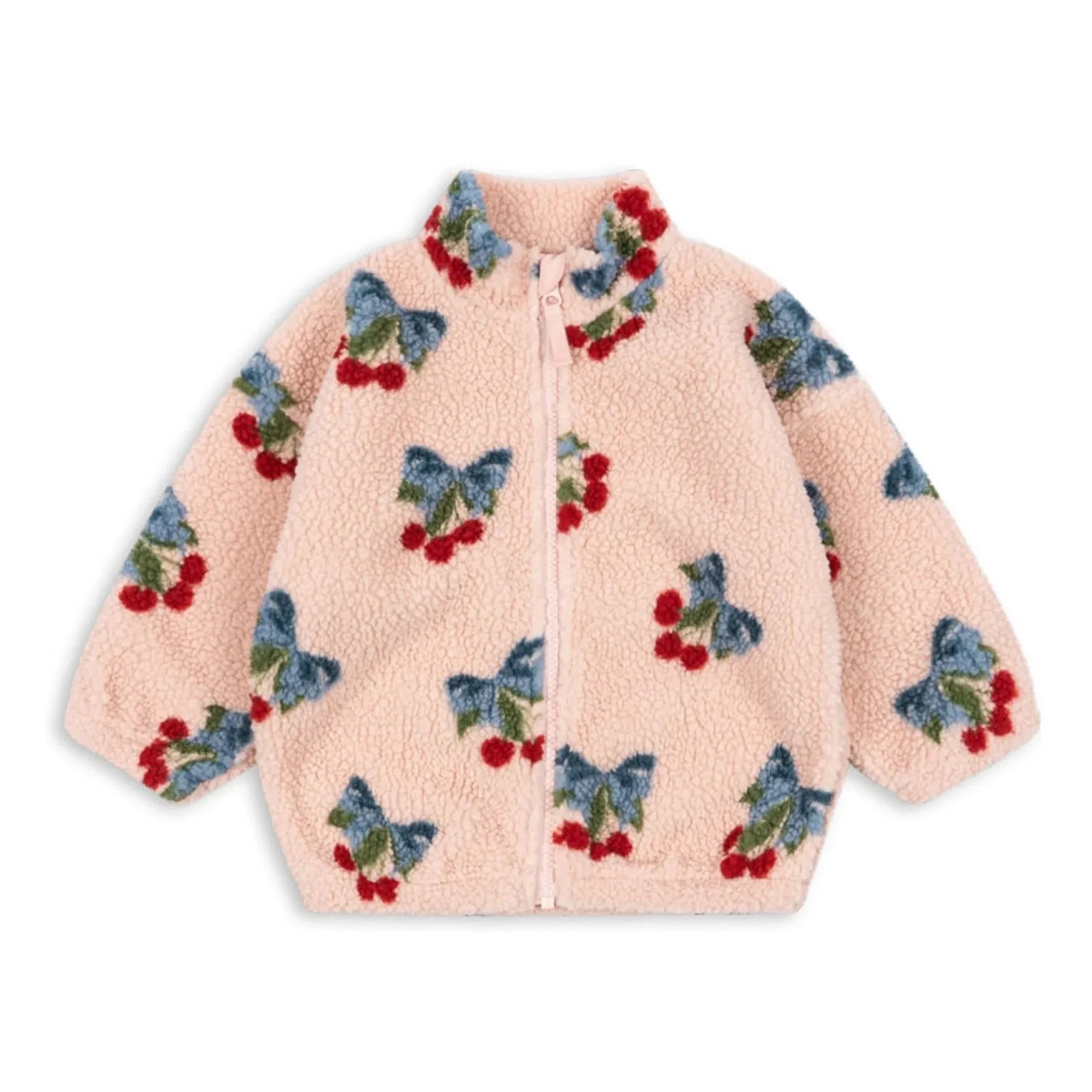 Konges Sløjd - Jody Cherries Recycled Fiber Sherpa Jacket | Pink