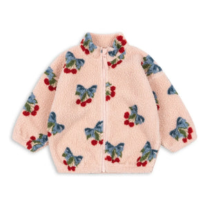 Konges Sløjd - Jody Cherries Recycled Fiber Sherpa Jacket | Pink
