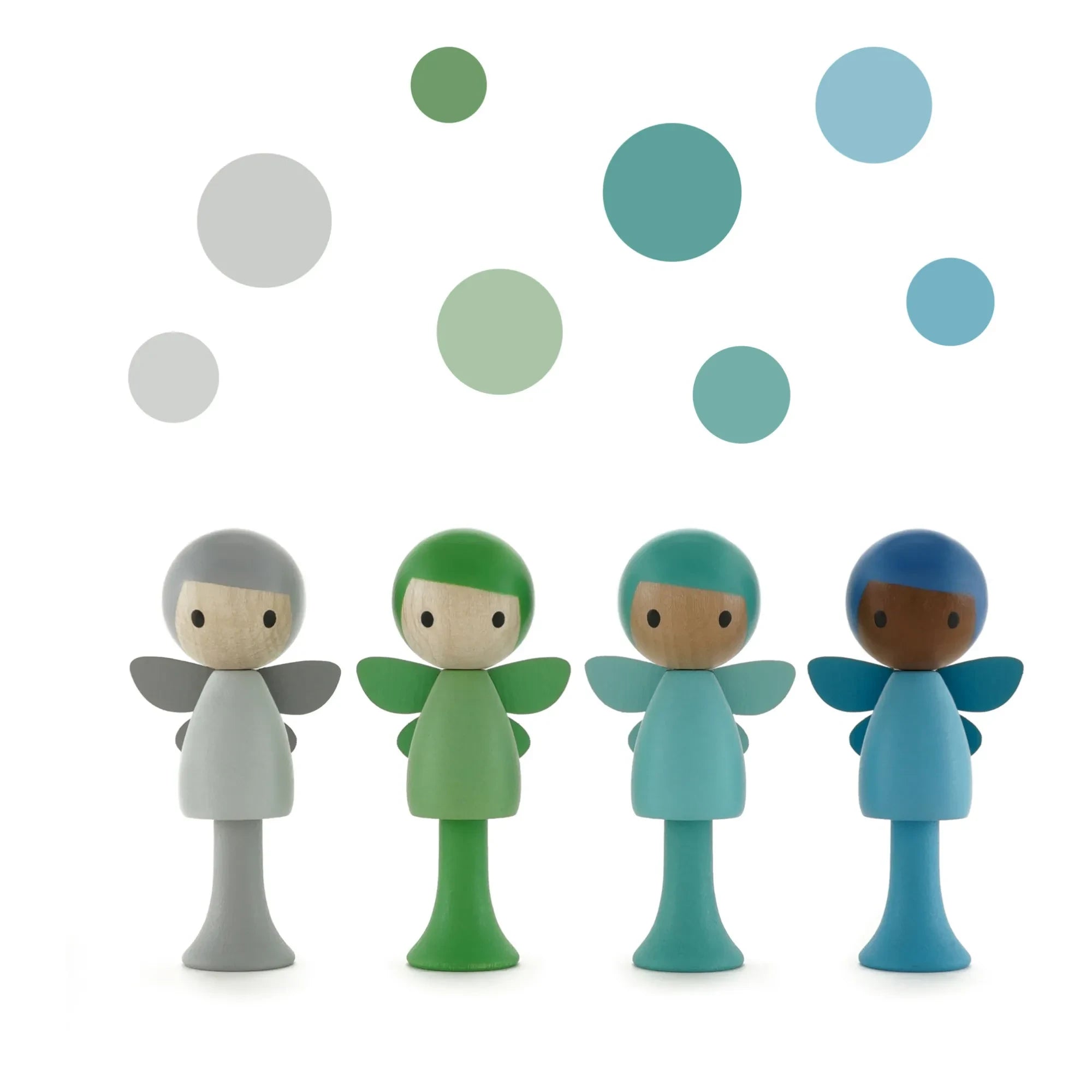 Clicques - Elf wooden figures