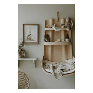 By BO design - Wall-mounted Changing Table - Natural