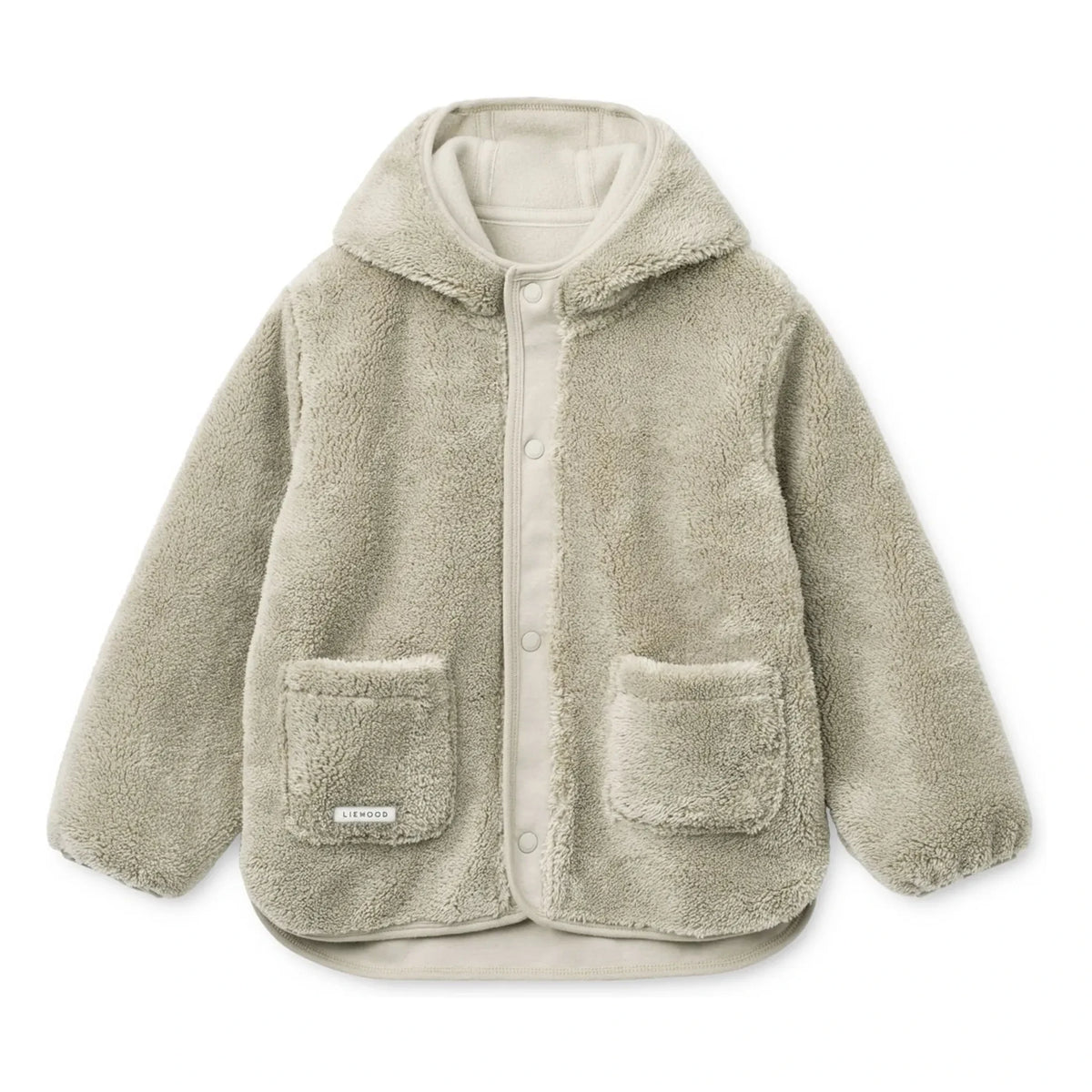 Liewood - Mina Rabbit Fur Coat Recycled Fiber | Beige