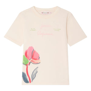 Bonpoint - Thida Fleur Organic Cotton T-shirt | Light Pink